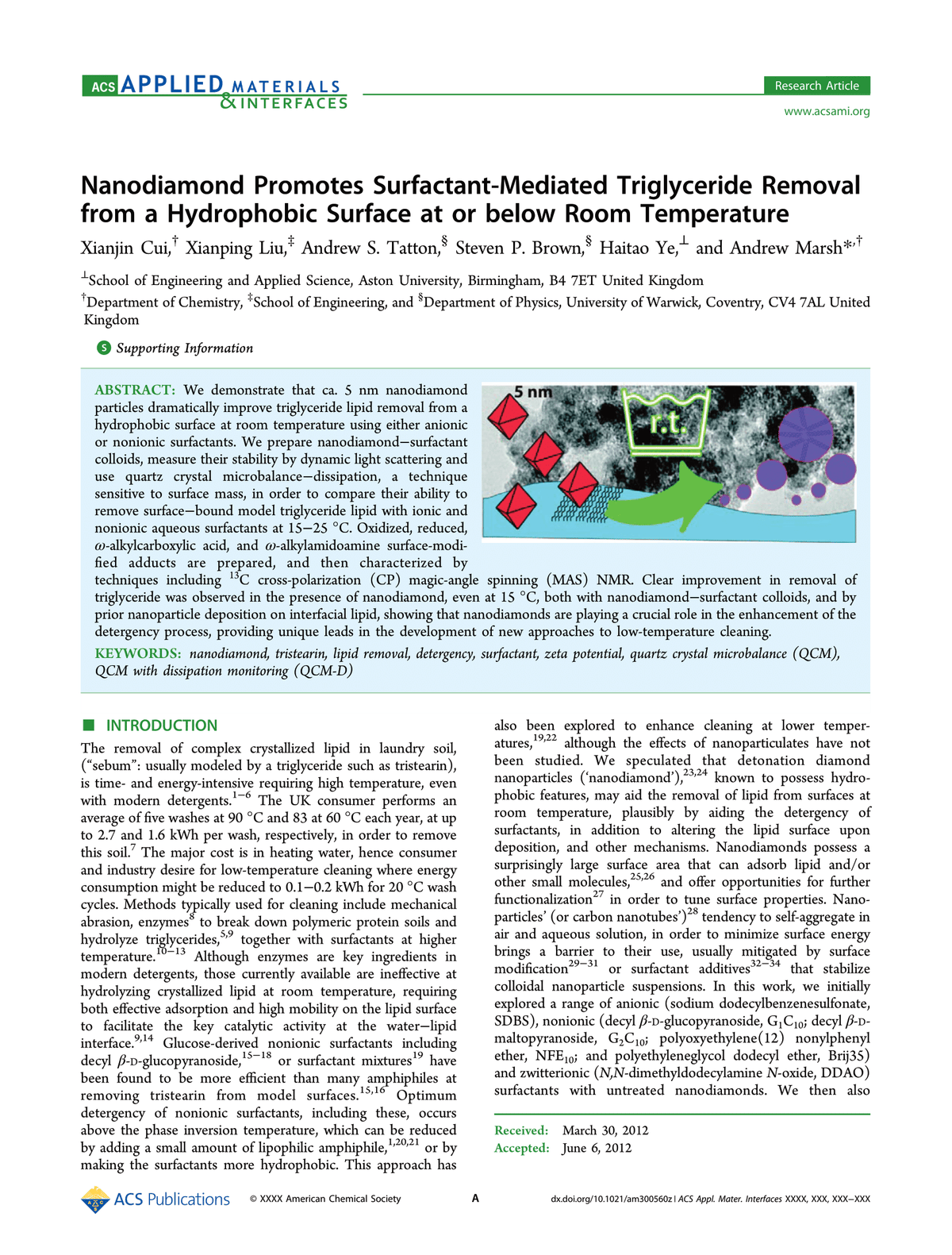 Research Study about NanoDiamonds