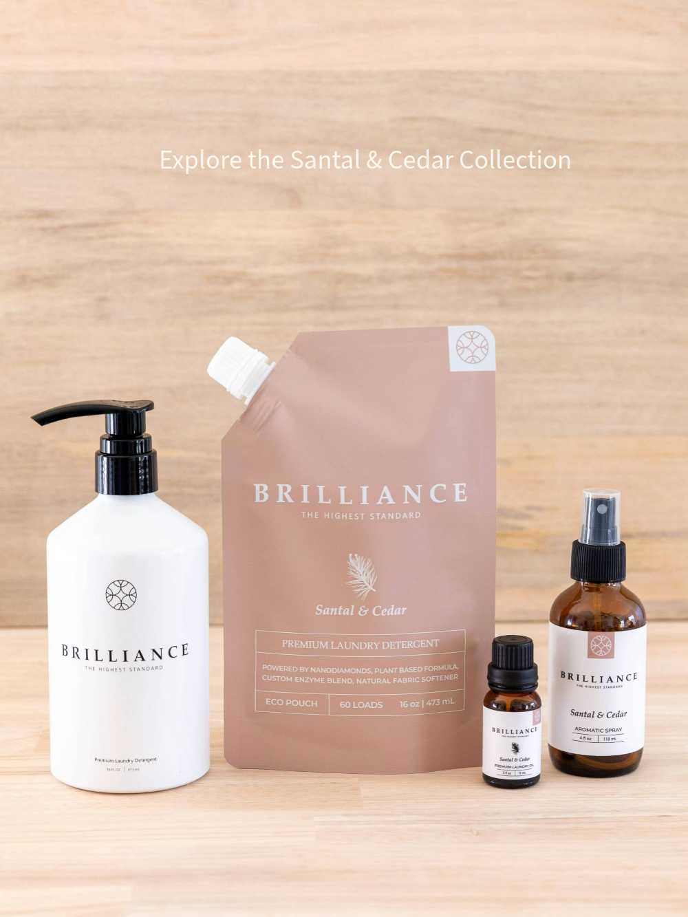 Santal & Cedar Eco Pouch