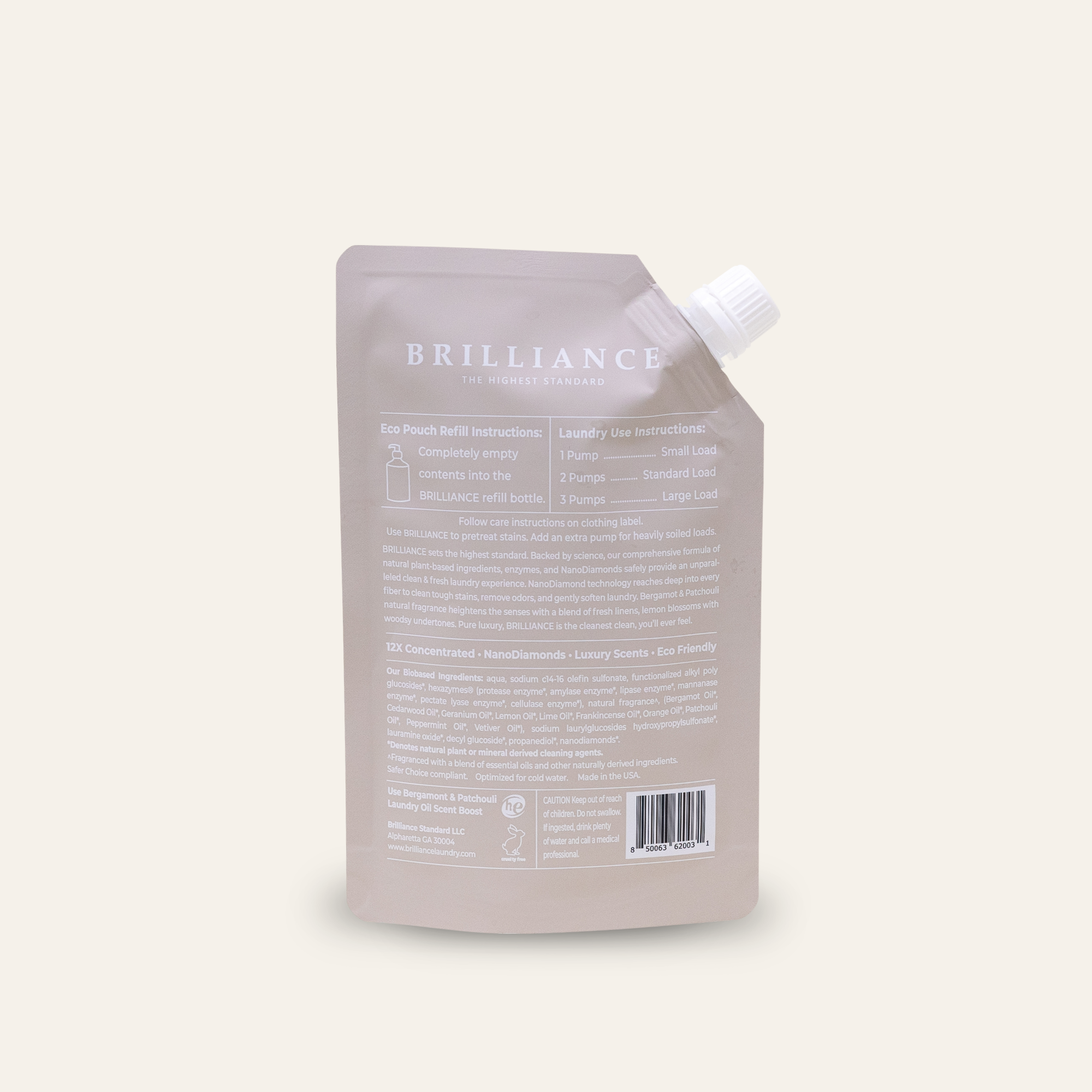 Brilliance Laundry Detergent | Bergamot & Patchouli