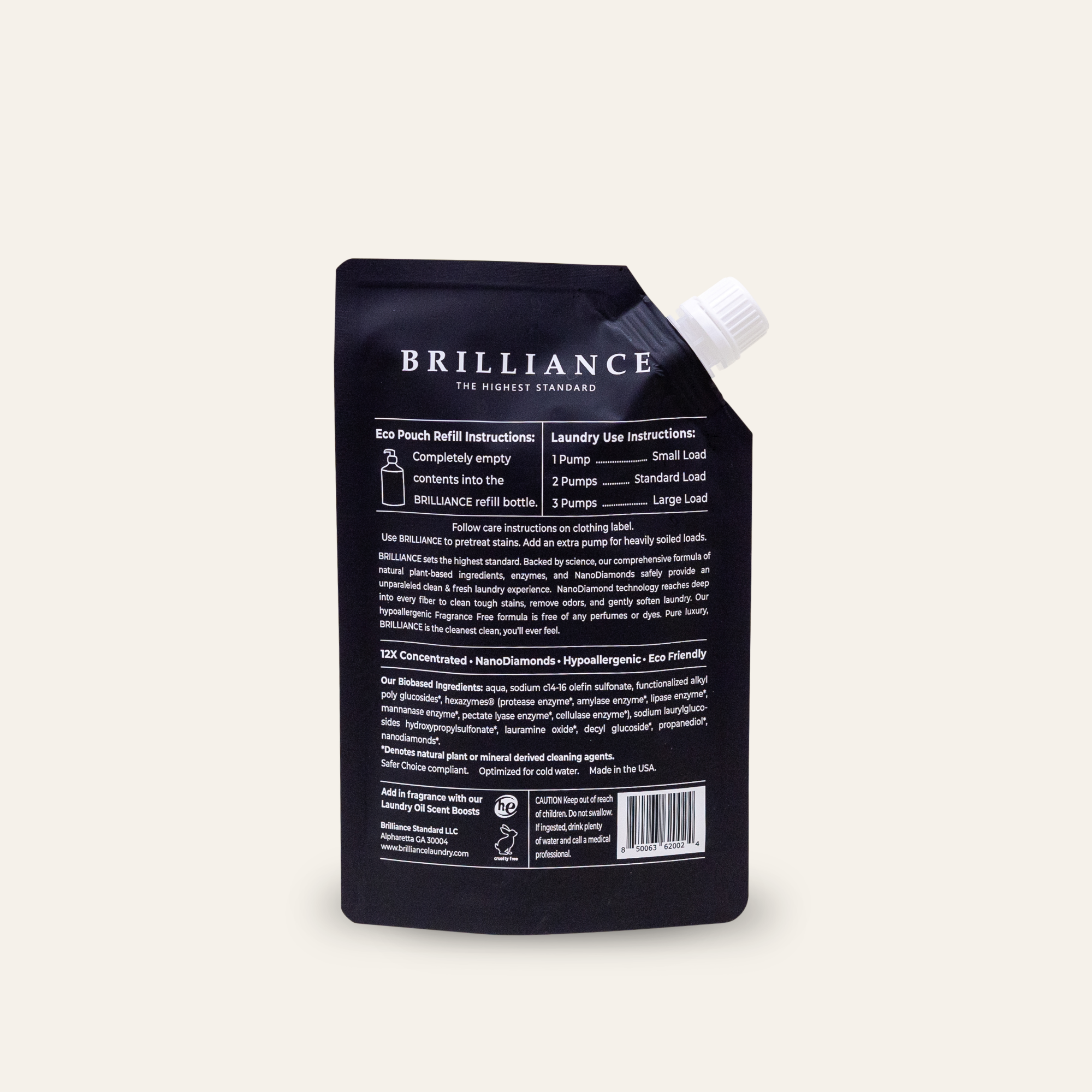 Brilliance Laundry Detergent | Fragrance-Free